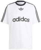 Мужская футболка Adidas Adicolor Poly T White/Black, s.M