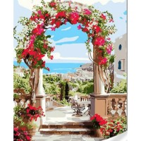 Tablou pe numere Strateg Арка из цветов (SS1100)