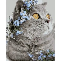 Tablou pe numere Strateg Британец в цветах (GS919)