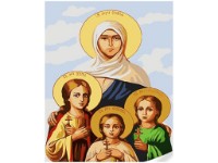 Картина по номерам Strateg Вера, Надежда, Любовь и их мать София (SS1118)