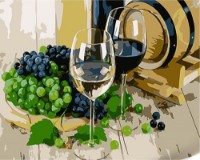 Картина по номерам Strateg Вино и виноград (SS1083)