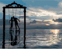 Картина по номерам Strateg Влюблённые (DY100)