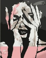 Tablou pe numere Strateg Девушка в розовом свете (DY433)