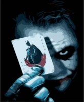 Картина по номерам Strateg Джокер с картой (HH071)