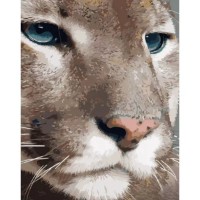 Картина по номерам Strateg Игривая пума (GS1334)