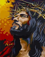 Картина по номерам Strateg Иисус в терновом венке (GS1275)