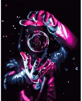 Картина по номерам Strateg Космическая колдунья (DY301)