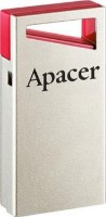Флеш-накопитель Apacer AH112 64Gb Silver-Red (AP64GAH112R-1)