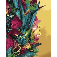 Картина по номерам Strateg Магические растения (GS1455)