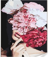 Картина по номерам Strateg Мысли-пионы (GS1592)