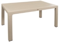 Masă Florya Garden Rattan 90x150 fara sticla Beige