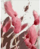 Картина по номерам Strateg Розовые колосья (DY395)