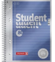 Тетрадь Brunnen A5/80p Premium Student Blue