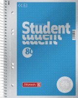 Тетрадь Brunnen A5/80p Premium Student Cyan