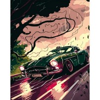 Картина по номерам Strateg Скорость вопреки ветру (DY392)