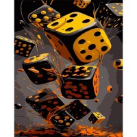 Картина по номерам Strateg Счастливое число (DY388)