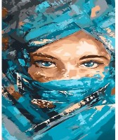 Картина по номерам Strateg Таинственный взгляд (GS625)