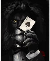 Tablou pe numere Strateg Темная сторона льва (DY404)
