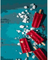 Картина по номерам Strateg Ягодное мороженое (DY391)