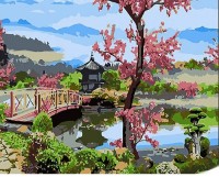 Tablou pe numere Strateg Японский сад (SS1087)