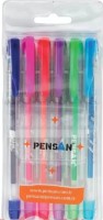 Гелевые ручки Pensan 6pcs 640474