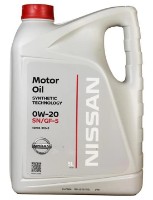 Ulei de motor Nissan Synthetic Technology SN 0W-20 5L
