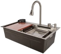 Chiuvetă de bucătărie Art Flame Set Sharlota 78x45 Satin