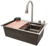 Кухонная мойка Art Flame Set Sheri 68x45 Satin