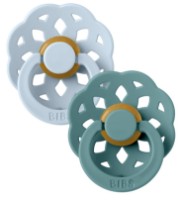 Пустышка BIBS Boheme 2 Pack 0+ months Baby Blue/Island Sea (230130)