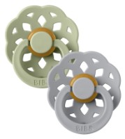 Suzeta BIBS Boheme 2 Pack 0+ months Sage/Cloud (230110)