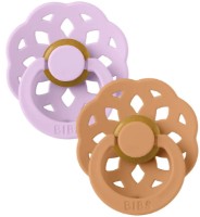 Suzeta BIBS Boheme 2 Pack 0+ months Violet Sky/Pumpkin (230137)