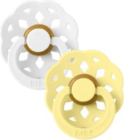 Пустышка BIBS Boheme 2 Pack 0+ months White/Sunshine (230121)