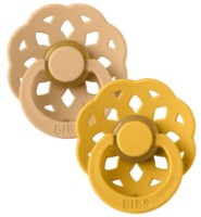 Suzeta BIBS Boheme 2 Pack 6+ months Desert Sand/Honey Bee (240122)