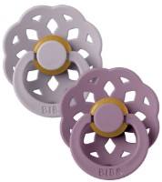 Пустышка BIBS Boheme 2 Pack 6+ months Fossil Grey/Mauve (240131)