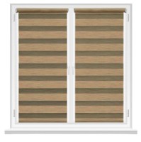 Rolete textile Msrolls Day Night 10687/8 Cafea/Misheli 0.55x1.70m