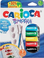 Художественные краски Carioca Tempera 10ml (53224) 7pcs