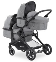 Carucior Hauck Atlantic Twin 2in1 Melange Grey