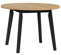 Обеденный стол Drewmix Oslo 3 Artisan/Black