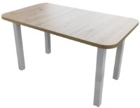 Masă pentru bucătărie Drewmix Wenus 2 Artisan/White