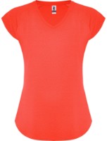 Tricou de dame Roly Avus 6658 Fluor Coral, s.L