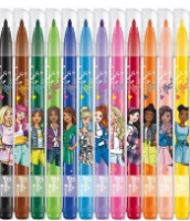 Set carioci Maped Barbie 12pcs