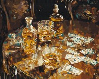 Картина по номерам Brushme Золотой отдых (BS53980)