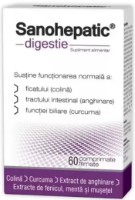 Пищевая добавка Zdrovit Sanohepatic Digestie 60pcs