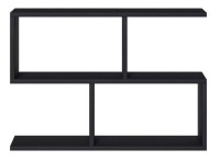 Raft de perete Fabrik Home Small 9 Чёрный Ясень 78x20x55cm