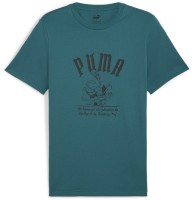 Tricou bărbătesc Puma Graphics Super Tee Cold Green, s.L