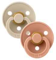 Пустышка BIBS Colour 2 Pack - Vanilla/Peach 0+ months (110229)