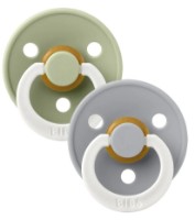 Пустышка BIBS Colour Glow 2 Pack - Sage/Cloud 6+ months