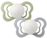 Пустышка BIBS Couture Glow 2 Pack - Sage/Cloud 6+ months (1810318)