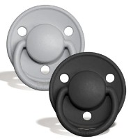 Пустышка BIBS De Lux 2 Pack 0-36months Cloud/Black (150218)