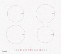 Индукционная панель Tornado GTR600NLP White